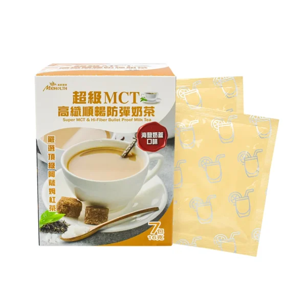 【蜜歐健康】超級MCT高纖順暢防彈奶茶(16g x7包/盒)