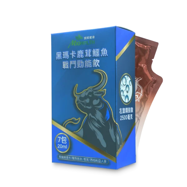 【蜜歐健康】黑瑪卡鹿茸鱷魚戰鬥勁能飲2026.07.03